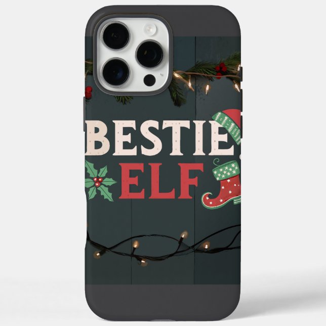 BESTIE ELF  Christmas theme  Case-Mate iPhone Case (Back)