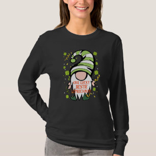 Bestie Funny St Patrick S Day Lucky Gnome Family M T-Shirt