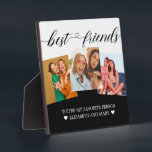 Bestie Gifts Personalised Photo Collage BFF Gifts Plaque<br><div class="desc">Bestie Gifts Personalised Photo Collage BFF Gifts</div>