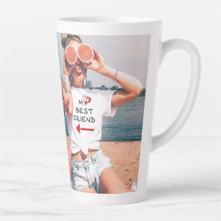 Bestie Personalised Water Bottle Latte Mug