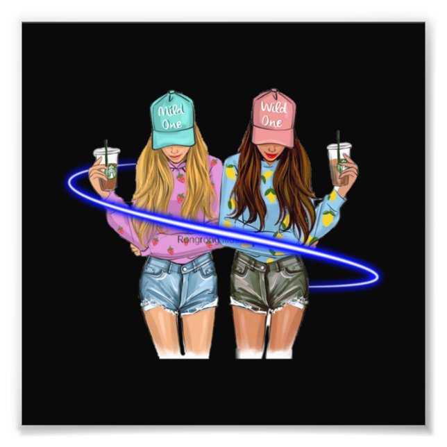 Bestie Squad Besties Life Best Friends Friendship  Photo Print (Front)