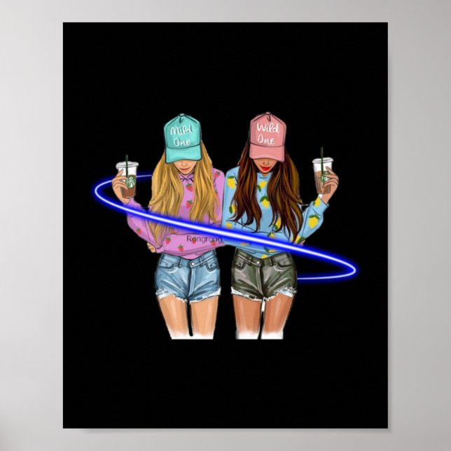 Bestie Squad Besties Life Best Friends Friendship  Poster (Front)