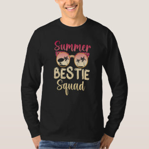 Bestie Squad Friends Summer Vacation Beach Sunglas T-Shirt