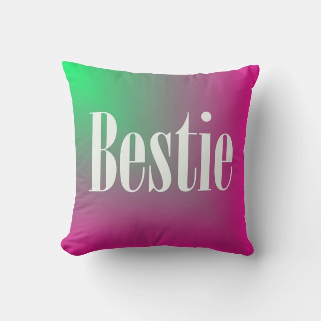 Bestie T-Shirt Cushion (Front)