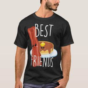 BestieCute Food BFF Best Friend Pancakes Bacon Wei T-Shirt
