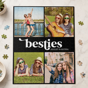 Besties 4 Custom Photo Jigsaw Puzzle