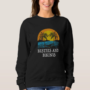 Besties and Bikinis Beach Friends Ocean Buddy Swim Sweatshirt