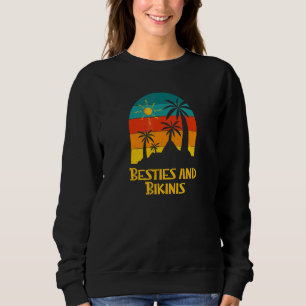 Besties and Bikinis Beach Friends Ocean Buddy Swim Sweatshirt