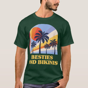 Besties And Bikinis Beach Friends Ocean Buddy Swim T-Shirt
