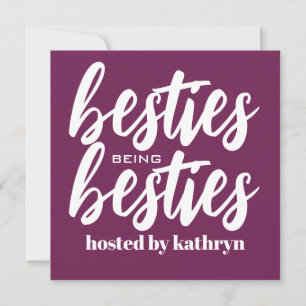 Besties being Besties Personalised Announcement