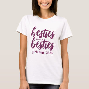 Besties being Besties Personalised T-Shirt