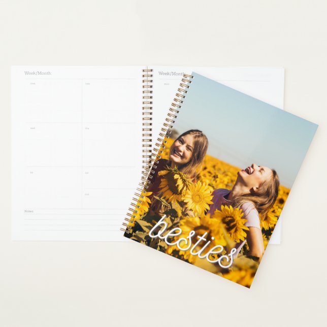 Besties Best Friend Friendship Photo Planner (Display)