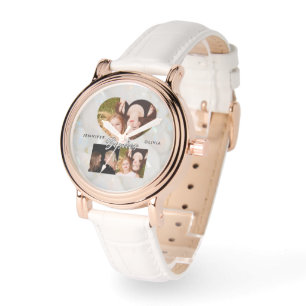 Besties Best Friends Elegant Opal Stone Watch