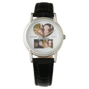Besties Best Friends Elegant Photo Watch