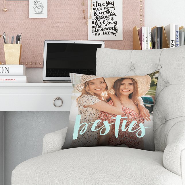 Besties | Best Friends Overlay Photo Cushion (Creator Uploaded)