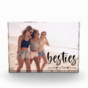 Besties Best Friends script font modern Photo Block