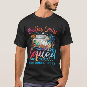 Besties Cruise Squad 2026 Matching Summer Vacation T-Shirt