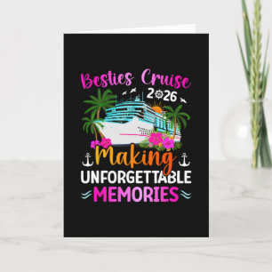 Besties Cruise Trip 2026 Making Memories Besties C Card