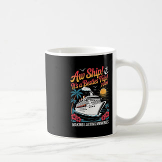 Besties Cruise Trip 2026 Vacation Girls Trip Match Coffee Mug