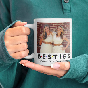 Besties Cute Chic Best Friends BFF Selfie Photo Coffee Mug