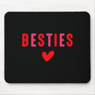 Besties cute matching mother daughter friend mouse mat