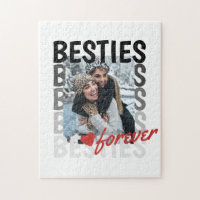 Besties Forever Ombre Typography Photo Overlap