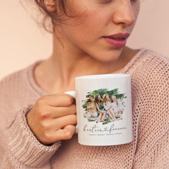 Besties Forever Sisterhood 2 Photo Coffee Mug (Creator Uploaded)