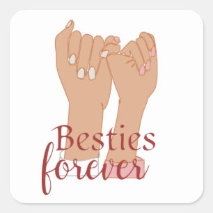 besties Forever Stickers