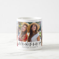 BESTIES Friends Forever Script 3 Photo Personalise