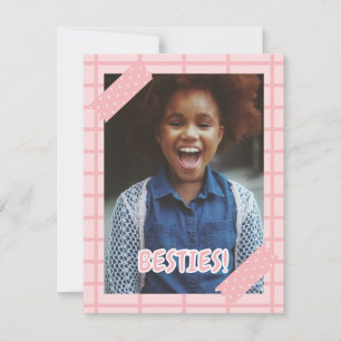 Besties Galentine's day greeting card