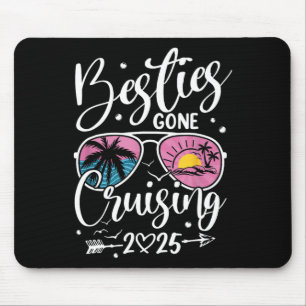 Besties Gone Cruising 2025 Girls Matching Women Cr Mouse Mat