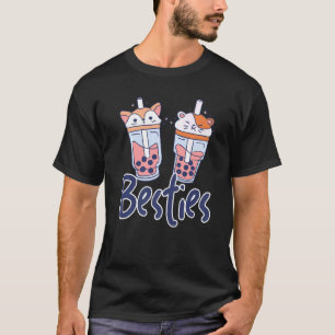 Besties Graphic Tea Tea Drinker Tea Brewing Cup O T-Shirt