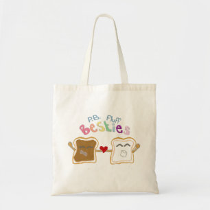 besties peanut butter fluff tote bag