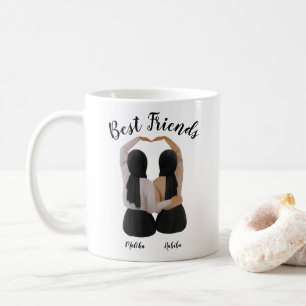 Besties Personalized Hijabi Gift Coffee Mug