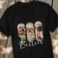 Besties Pet Simple Modern Playful Three Photo
