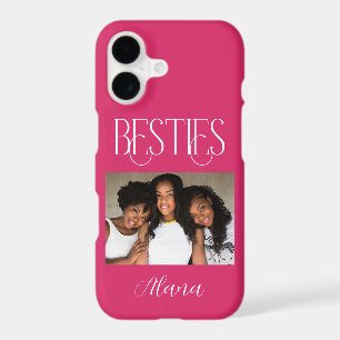 Besties Photo and Name Friendship Phone Case