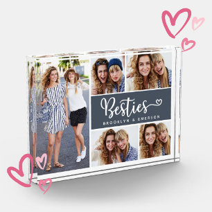 Besties Photo Collage Best Friends Block