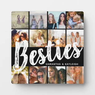 BESTIES, Photo Collage & Names   BFF Plaque