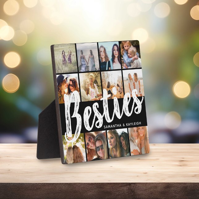 BESTIES, Photo Collage & Names | BFF Plaque (Creator Uploaded)