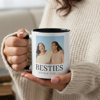 Besties Photo Mug | Personalized Best Friends Gift