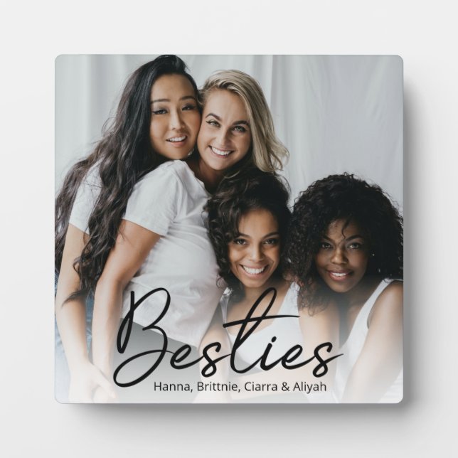 Besties Photo Plaque (Front)
