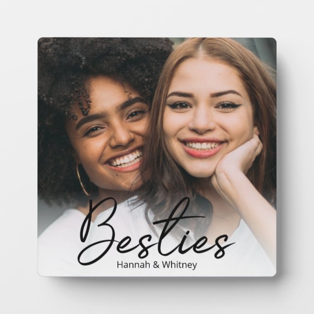 Besties Photo Plaque (Front)