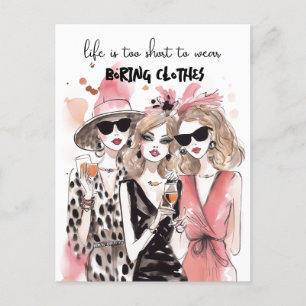 Besties Postcard