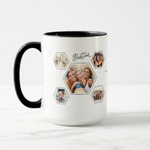 Besties Ten‑Photo Names & Year Custom Keepsake Mug