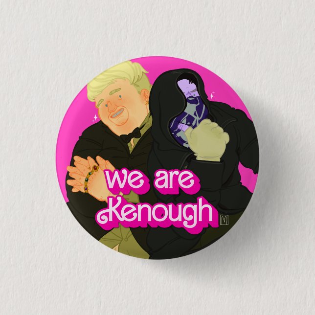 bestiesss 3 cm round badge (Front)