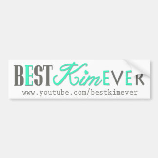 bestKIMever promo Bumper Sticker