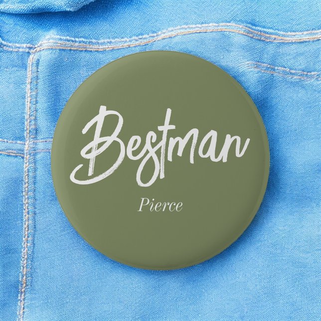 Bestman Sage Green White Button (Creator Uploaded)