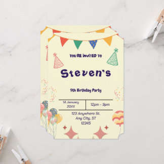 BESTSELLER! Custom Invitation 