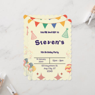 BESTSELLER! Custom Invitation 