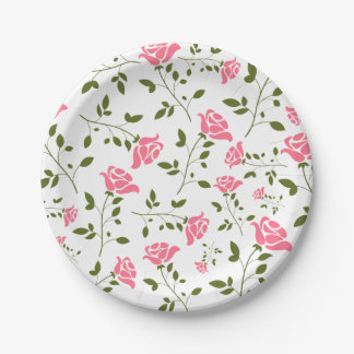 Bestseller floral background design for wedding paper plate